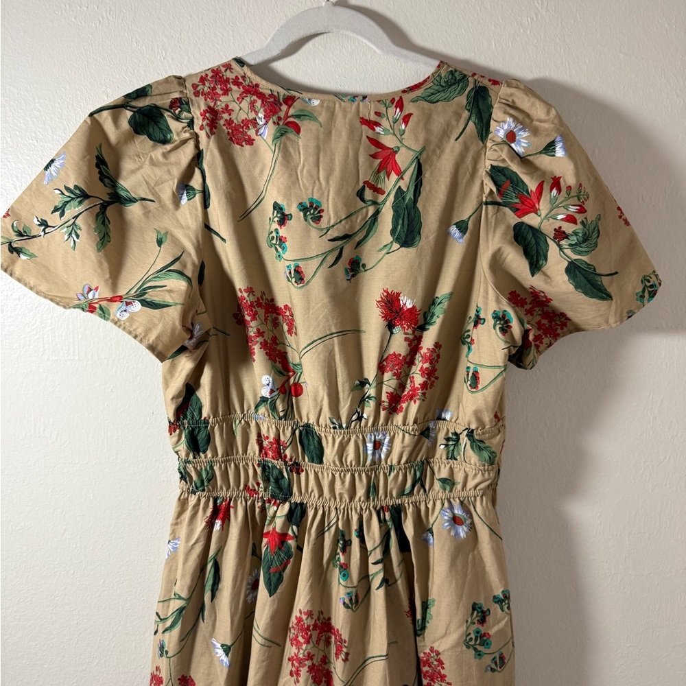 NWT 🌟 Anthropologie Somerset Khaki Maxi Dress - Picture 13 of 14